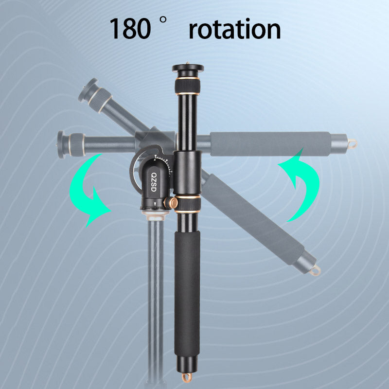 Q-YT03 Aluminum Alloy Horizontal Stand for Tripod Extender Adjustable Extension Rod 360-Degree Rotating Q-YT03 Aluminum Alloy Horizontal Stand for Tripod Extender Adjustable Extension Rod 360-Degree Rotating